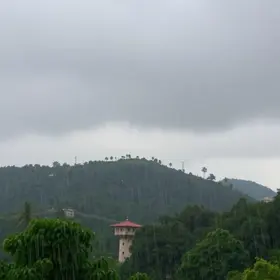 pancadas fortes de chuva