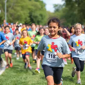 Corrida e Caminhada de Conscientização do Autismo