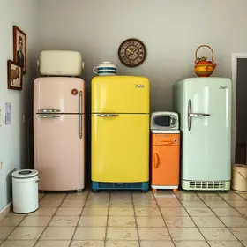 troca de geladeiras