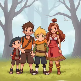 Logan, Hope, Machi e Savana