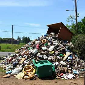 acumulação de lixo