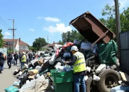 paralisação da coleta de lixo