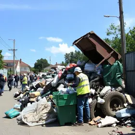 paralisação da coleta de lixo