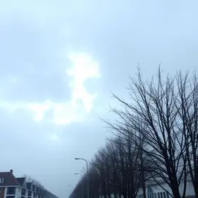 tempo nublado e frio